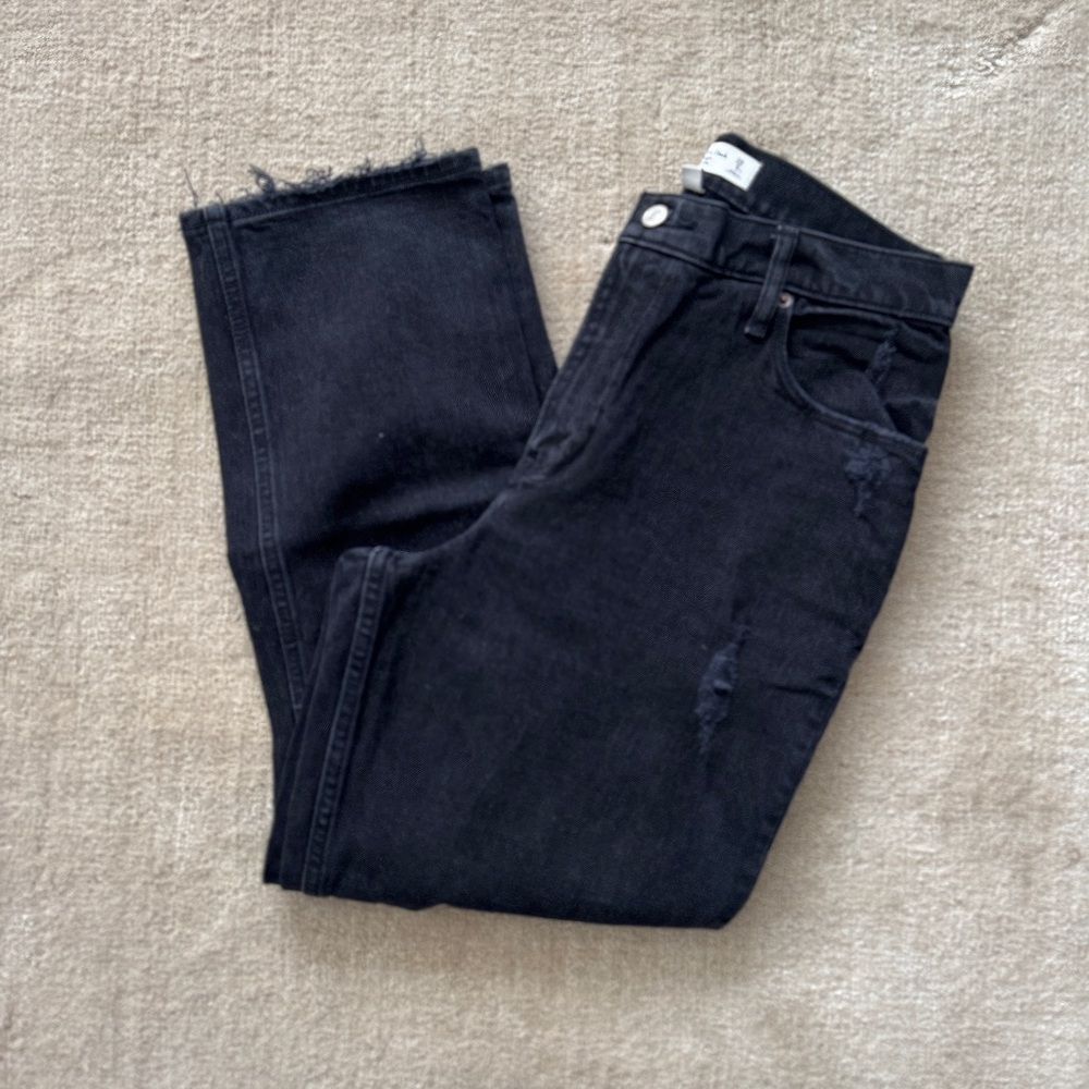Abercrombie Curve Love Ultra High Rise 90s Straight Jean